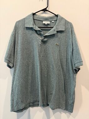 Lacoste Men's Teal Heather Polo Shirt